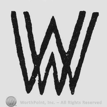 Monogram of letters WW