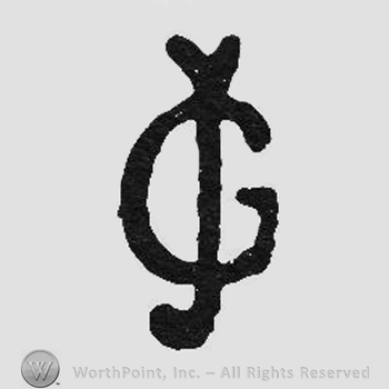 Monogram of letters GJ