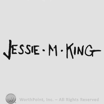 Signature in capital letters Jessie M. King