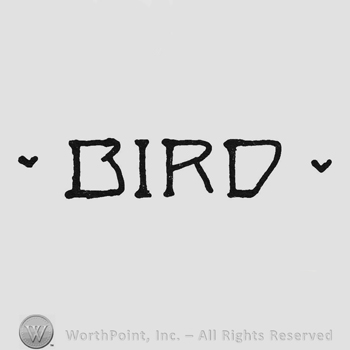 Signature in capital letters Bird