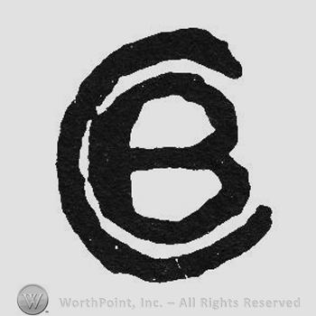 Monogram of letters BC