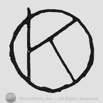 K inside a circle