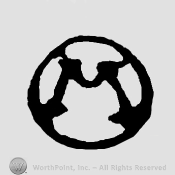 M inside a circle