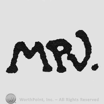 Monogram of letters MRV