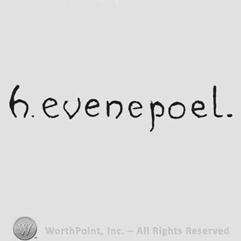 Signature in stylish writing H. Evenepoel