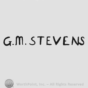 Signature in capital letters G.M.Stevens