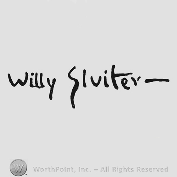 Signature in handwriting Willy Sluiter