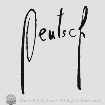 Stylish writing Deutsch