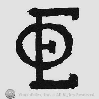 Monogram of letters EO
