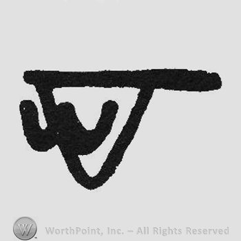 Monogram of letters WV