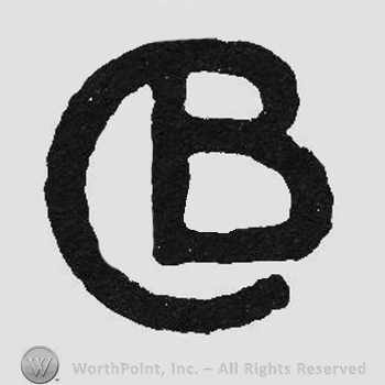 Monogram of letters CB