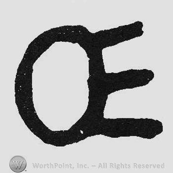 Monogram of letters OE