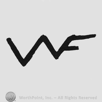 Monogram of letters VF