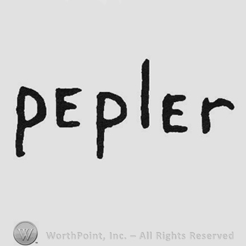 Signature in handwriting Pepler