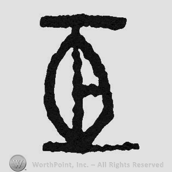 Monogram of letters EO