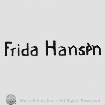 Handwriting Frida Hansen