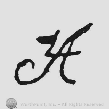 Stlyzed hand lettered initial A