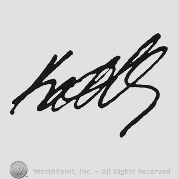 Hand lettered signature: Kate Adams