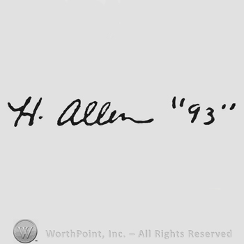 Handwritten H. Allen 93