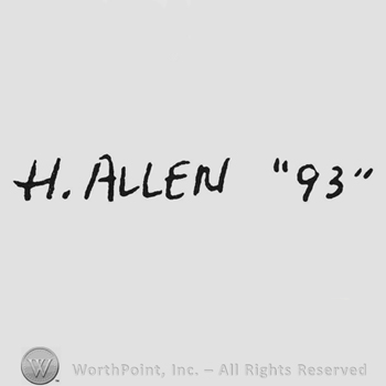 Handwritten H. Allen 93