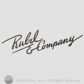 the words RUBINTON & COMPANY handwritten in a signature like logo