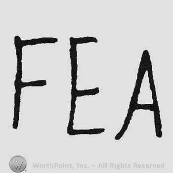 Handwriting Initials FEA