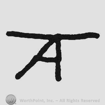 Monogram of letters AT