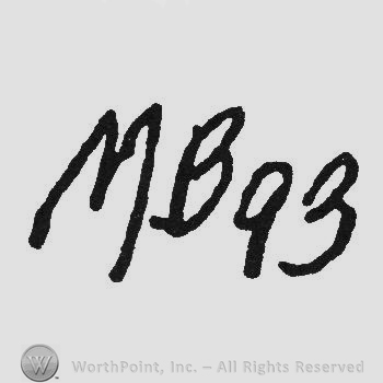 Handwriting initials Mb93