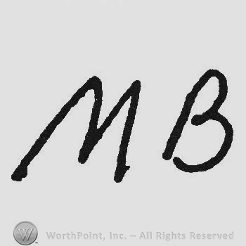Handwriting initials MB