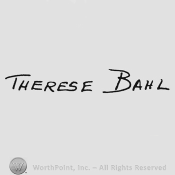 Signature in capital letters Therese Bahl