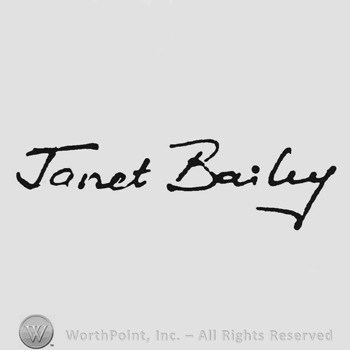 Handwriting signature Janet Bailey