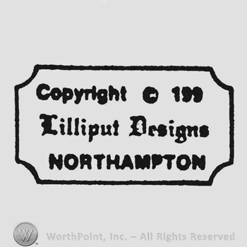 Label writing Copyright Lilliput Desifns Northampton
