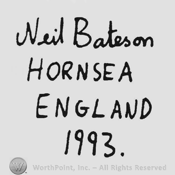 Handwriting from top to bottom Neil Bateson Hornsea England 1993
