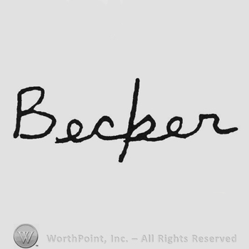 Handwriting Becker