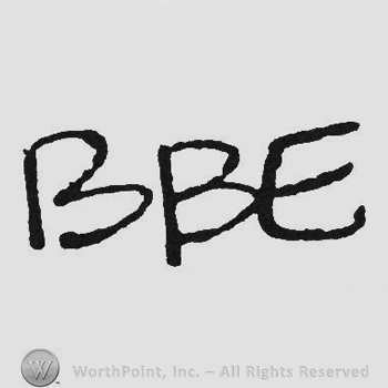 Handwriting initial BBE