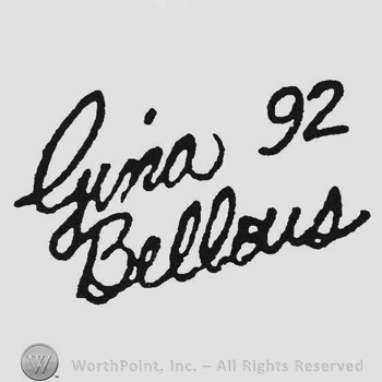 Oblique signature Gina 92 up  Bellous under