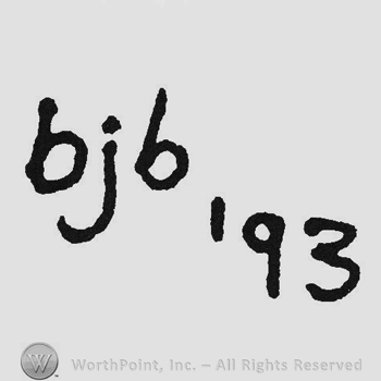 Handwriting initials BJB 93