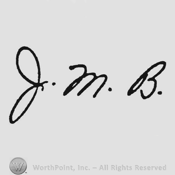 Handwriting initials JMB