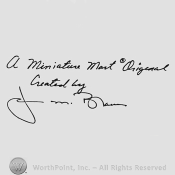 Handwriting A Miniature Mart Original copyright created by J. M Blauer