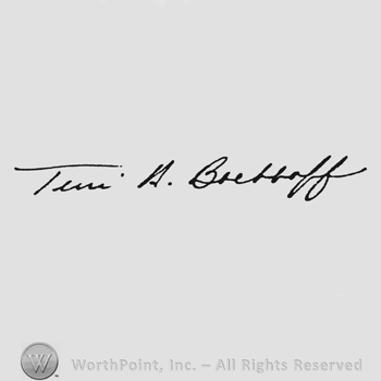 Handwriting signature Terri A. Boekhoff