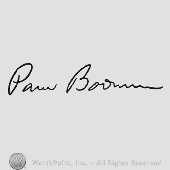 Handwriting Pam Boorum
