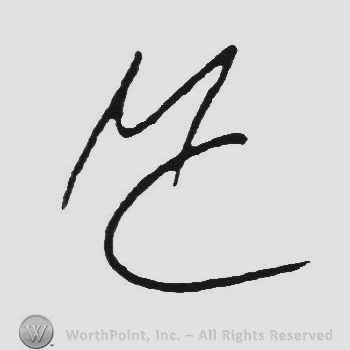 Monogram of letters MC