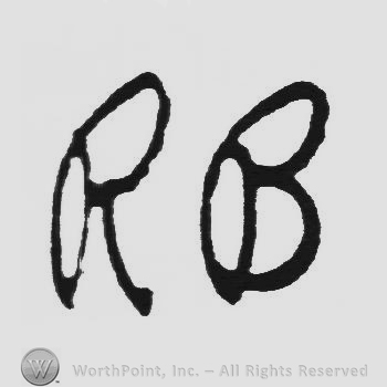 Handwriting initials RB