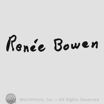 Handwriting Renee Bowen