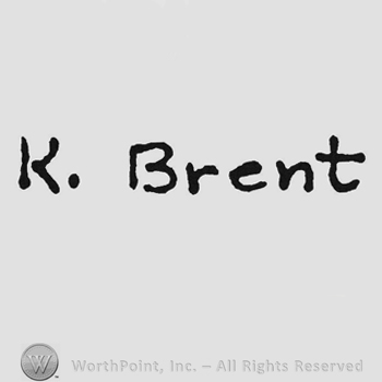 Handwriting K. Brent