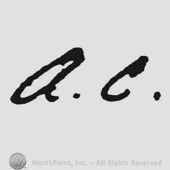 Handwriting initials AC