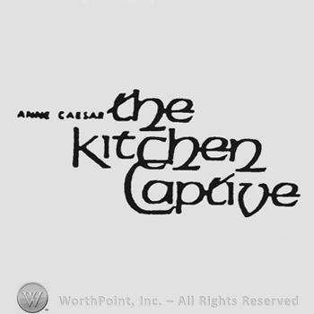 Stylish handwriting from top to bottom Anne Caesar The Kitchen Captive logo