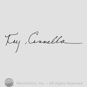 Handwriting signature Kay Cannella