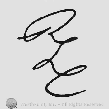 Monogram of letters RLC