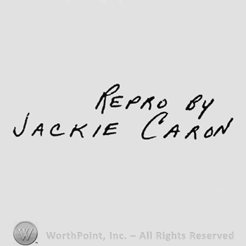 Handwriting Repro by up Jackie Caron under